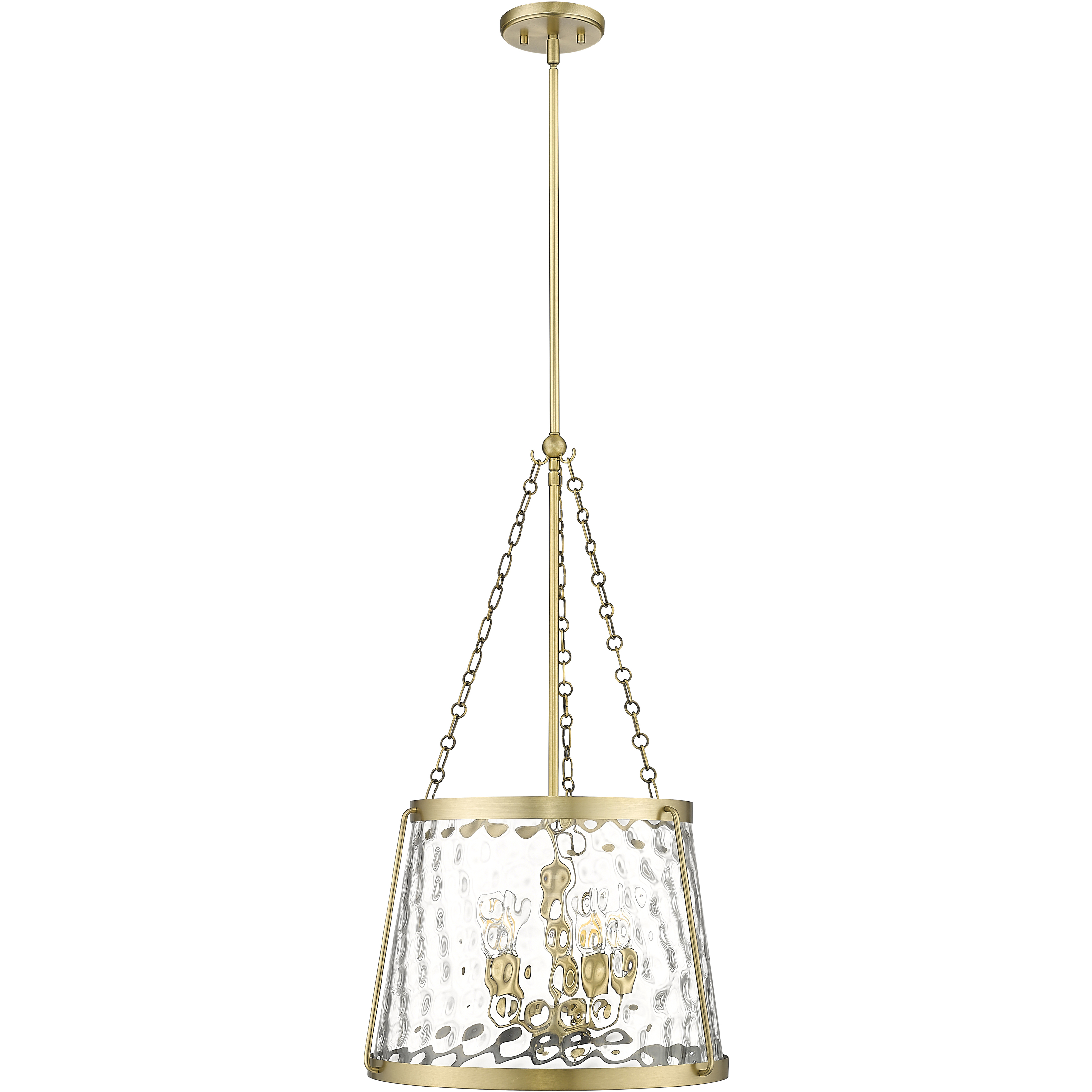 Adabella 5 Light 18.13 inch Vintage Brass Pendant Ceiling Light